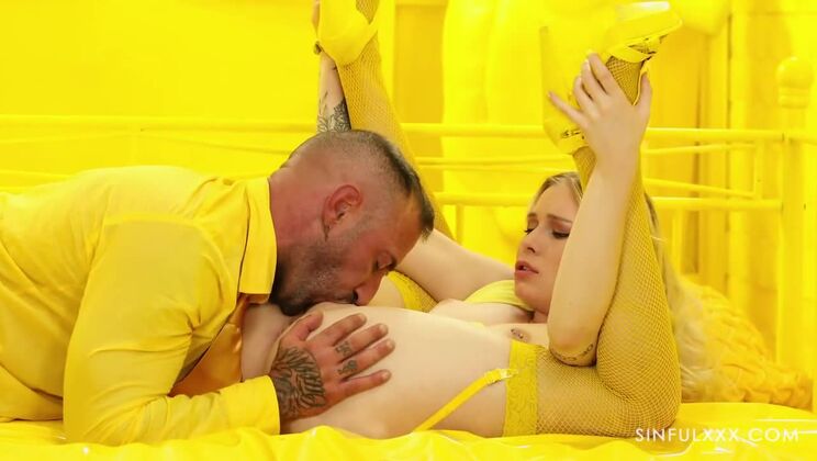 Blonde Tattooed Sinner: Yellow