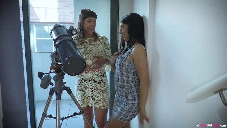 [GirlsOutWest] - Hairy Brunettes Loretta And Violet - Pussy Play