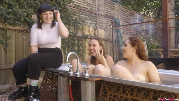 [GirlsOutWest] - Nova and Olive G's Big Tits, Anal, and Group Sex Bash