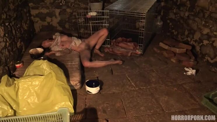 [HorrorPorn] - Taboo Girl In The Horror Cage - Kitten Latenight