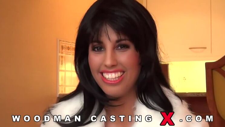 Rachida Casting with Big Tits