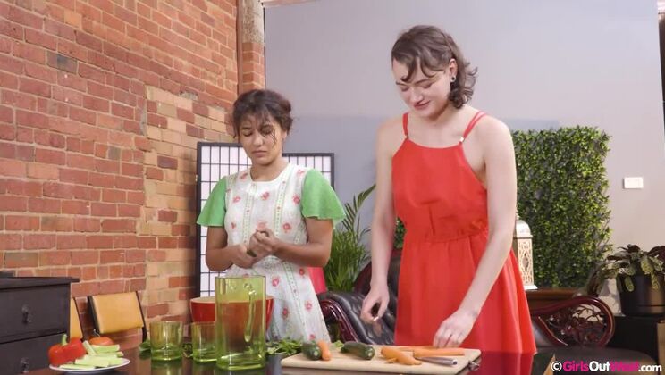 [GirlsOutWest] - Hairy Brunette Rubi Valentine Plays With Sex Toys