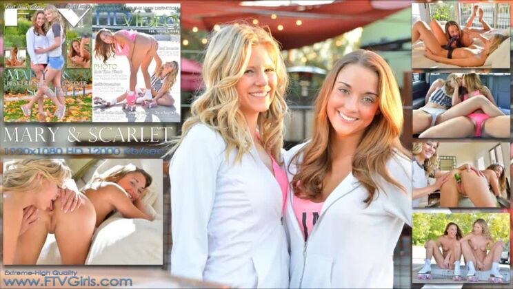 Beautiful Roomates 7: Mary and Scarlet Play