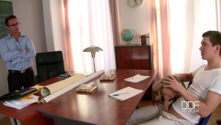 [OnlyBlowjob] - Vanda Lust Goes To College For Blowjob - Vanda Lust