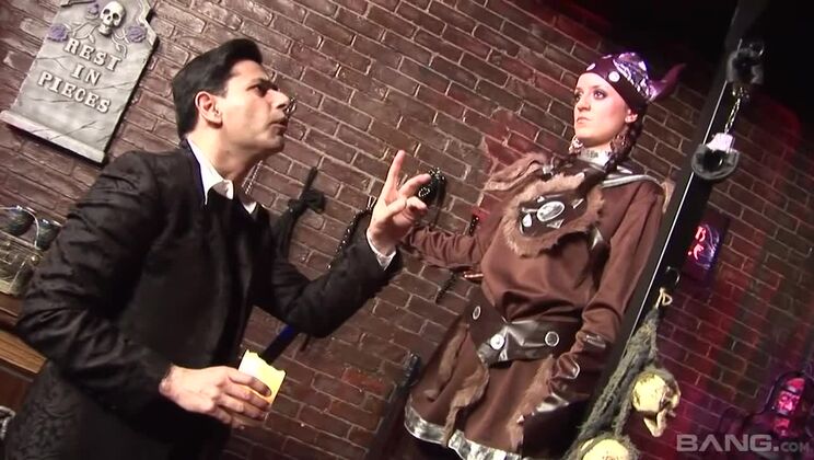 Brunette Cherise's Big Cock Adventure: Facial & Squirting in Lingerie