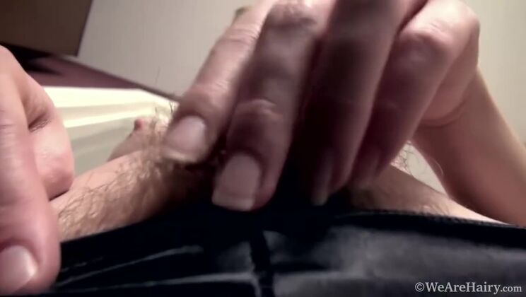 [WeAreHairy] - Sexy Lingerie Blonde Dani Gets Naked