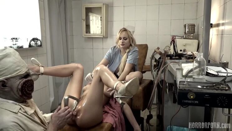 [HorrorPorn] - Blonde and Brunette Dentist Taboo Porn