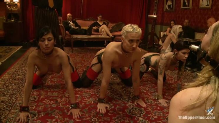 [TheUpperFloor] - BDSM Slave Initiation with Lily Labeau and Friends Part 1 - Lily Labeau - Derrick Pierce - Beretta James - Krysta Kaos - Dylan Ryan