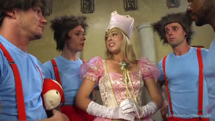 [HardcoreGangbang] - Gangbang of Princess Peach: A Blonde's Hardcore Desire - Gage Sin - Zoey Monroe - John Johnson - Mr Pete - Owen Gray - Mark Wood