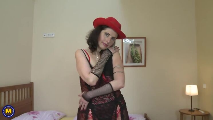 [Mature.nl] - Darlena: The Mature Brunette and Her Hairy Pussy Adventure