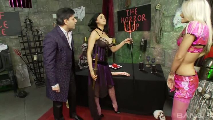 [BANG.com] - Big Tit Blonde And Brunette In A Threesome