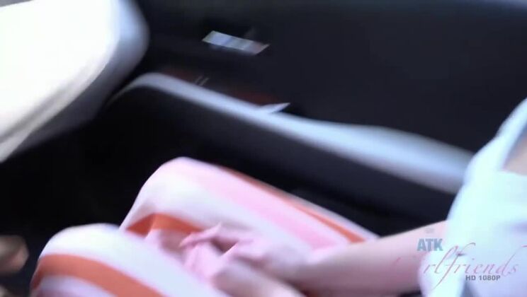 Natalia Queen Shows Off Her Shaved Pussy