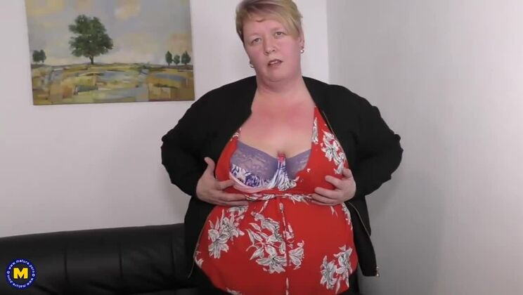 [Mature.nl] - BBW Mature British Blonde Tease