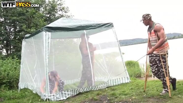 Hailey Ariana in Anal Gangbang with Eric and Edik