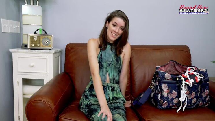 [BrandNewAmateurs] - Starshine's Audition For Anal Sex On The Couch