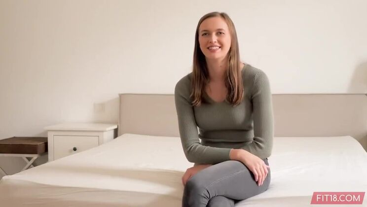 Blonde Teen Fitness Model Initial Casting