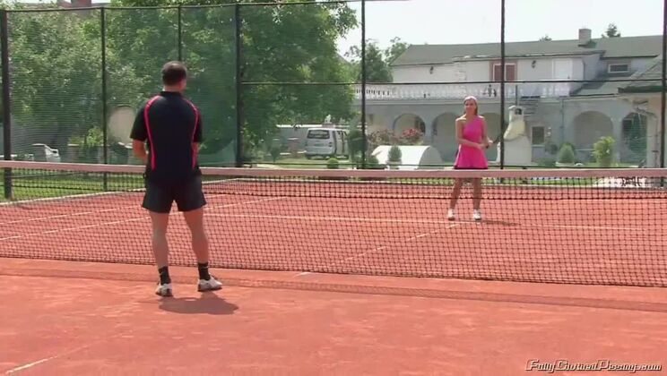 [Tainster] - Amy And Morgan Moon Take A Pissing Break In Outdoor Lingerie - Amy - Morgan Moon