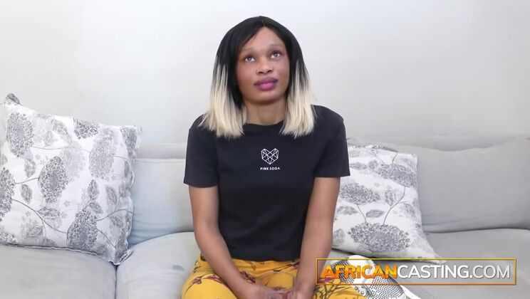 [AfricanCasting] - Cumshot with Ebony Star Giuliana - Giuliana