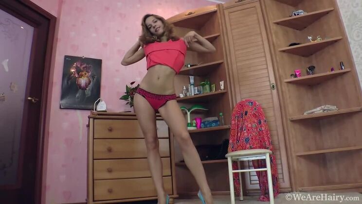 [WeAreHairy] - Hairy Girl Constanse Dennie Striptease Fun