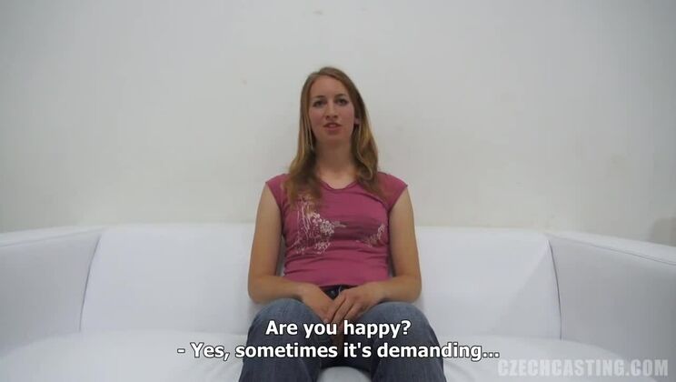 Julie - Redheaded Czech Casting Cutie