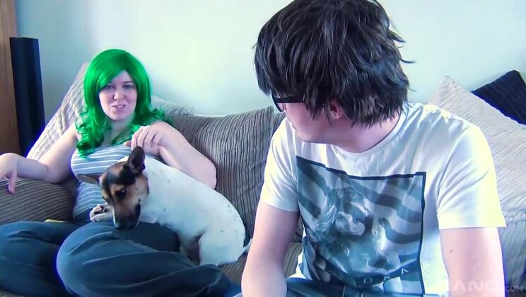 [BANG.com] - Huge Tit BBW Tattiana's Blowjob for Nerd's Pleasure - Tattiana