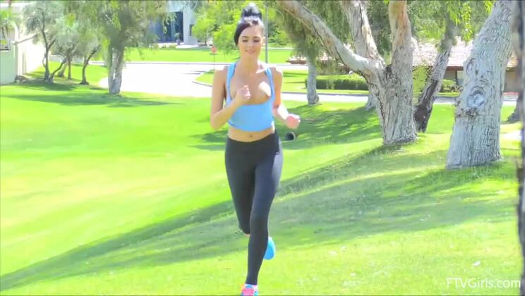 Beautiful Nudist Marley's Fun