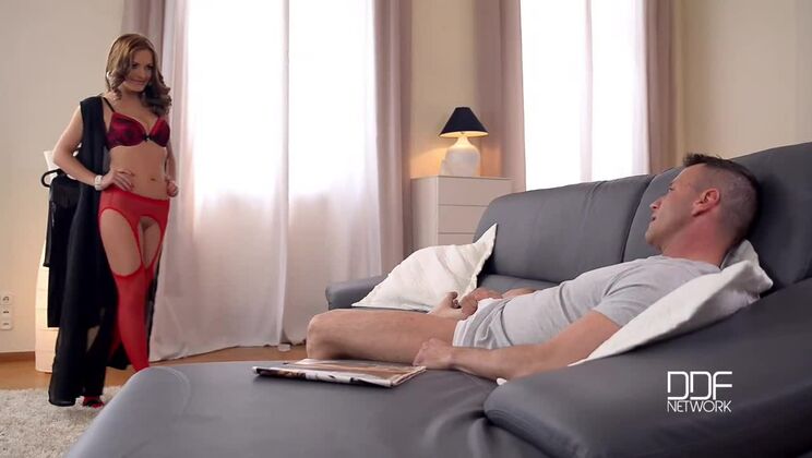 Dominica Phoenix in High Heels and Stockings