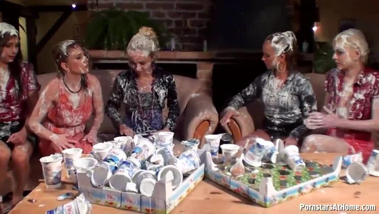 [Tainster] - Lesbian Fetish Party With Rachel Evans And Leony - Victoria Puppy - Rachel Evans - Leony aprill - Bella Anne