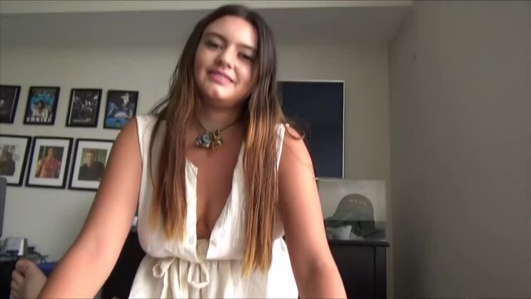 [FamilyTherapy] - Brother Gets Teased By Little Sister With Big Tits - Gabriela Lopez