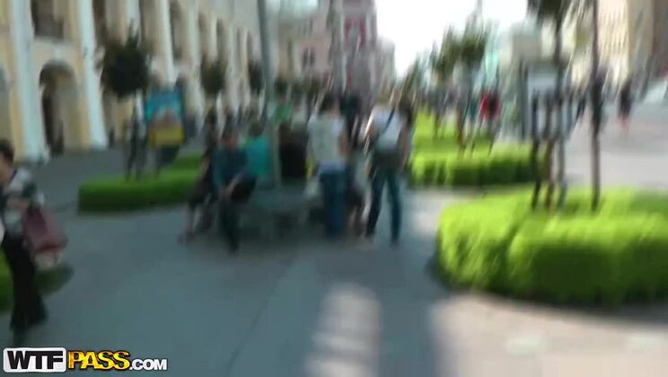 [PublicSexAdventures] - Blondie Isabella Clark in Wild Outdoor Fuck