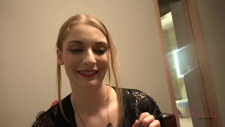 [ATKGirlfriends] - Amateur Hour with Ela Darling: Handjob and Creampie Action