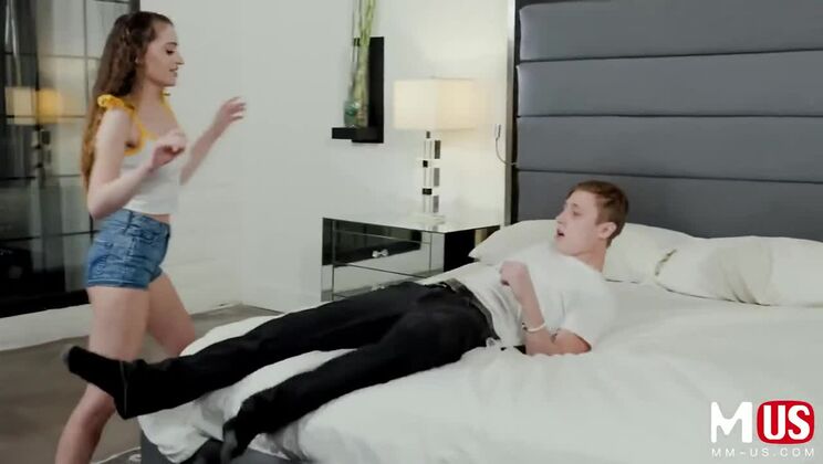 Harder Fucking For Brunette With Tattoos