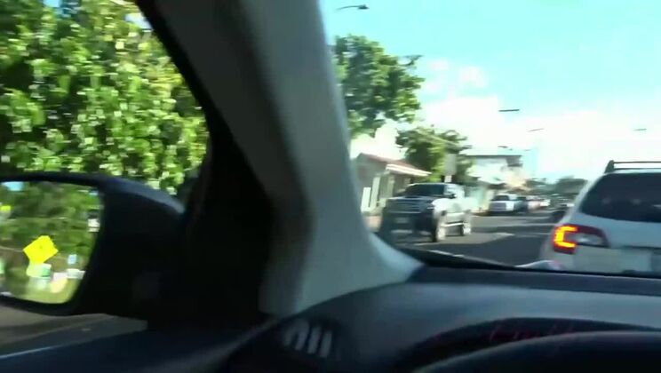 Brunette Babe Niki Enjoys the Ride