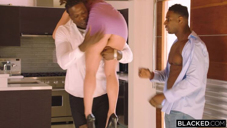 [BLACKED] - What If She Says Yes? - Lily Love - Jax Slayher - Louie Smalls