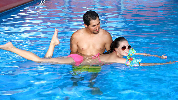 [ExxxtraSmall] - Carolina Sweets Gets Covered in Juan's Cum - Carolina Sweets - Juan Largo