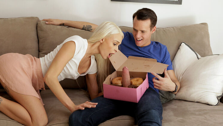 Deepthroat with Small Tits