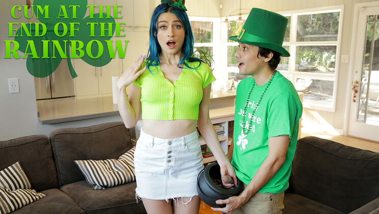 Shaved Pussy at the Rainbow's End