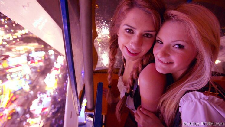 Garden of Sin: Blonde and Brunette Hardcore FFM