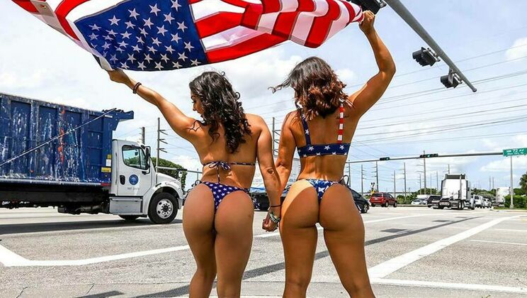 Threesome Blowout on the 4th