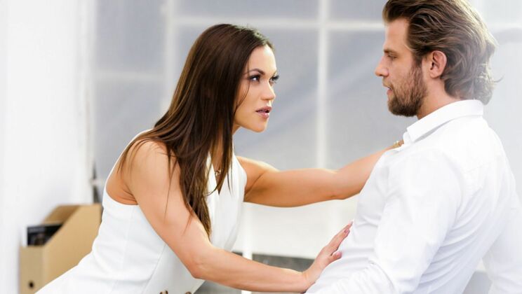 [21EroticAnal] - Brunette Office Temptation