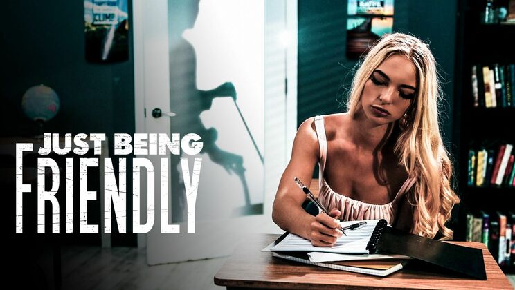 Teen Blonde Gives Old Man Head