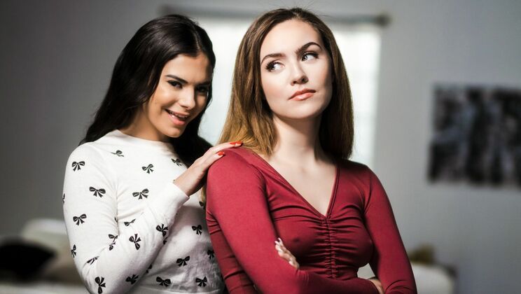 [WebYoung] - Scrambled Sex: Violet and Freya's Lesbian Romp - Violet Starr - Freya Parker