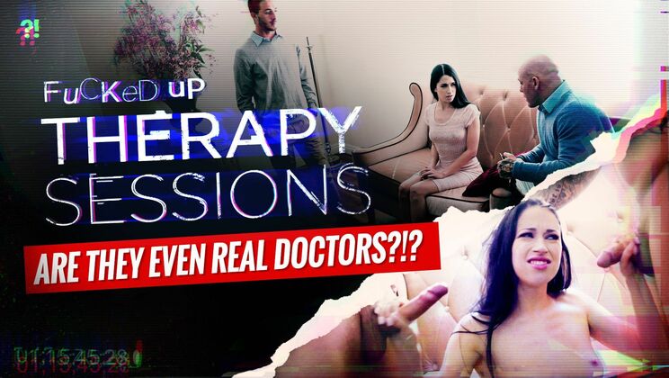 [IsThisReal?!] - Natural Tits and Rough Sex Therapy - Lucas Frost - Derrick Pierce - Alex Coal
