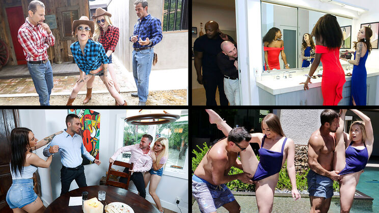 [DaughterSwap] - Family Taboo Swap 4 - Riley Star - Katie Kush - Megan Hughes - Kenzie Madison