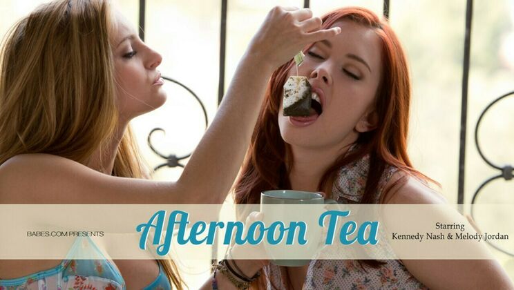 [Babes.com] - Tea for Two Lesbians: Pussy Licking and Ass Play - Melody Jordan - Kennedy Nash