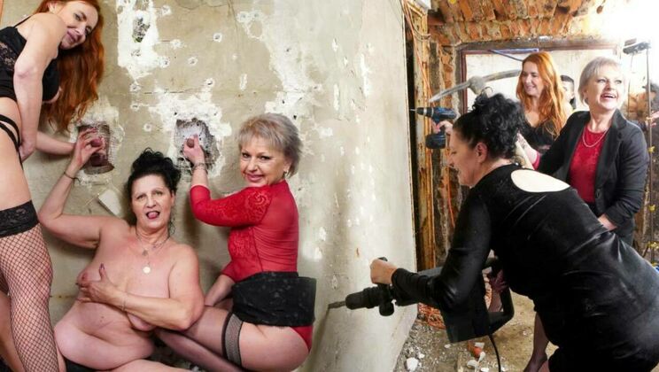 [GroupMams] - Dirty Granny Handjob with Anna K and Lucca F