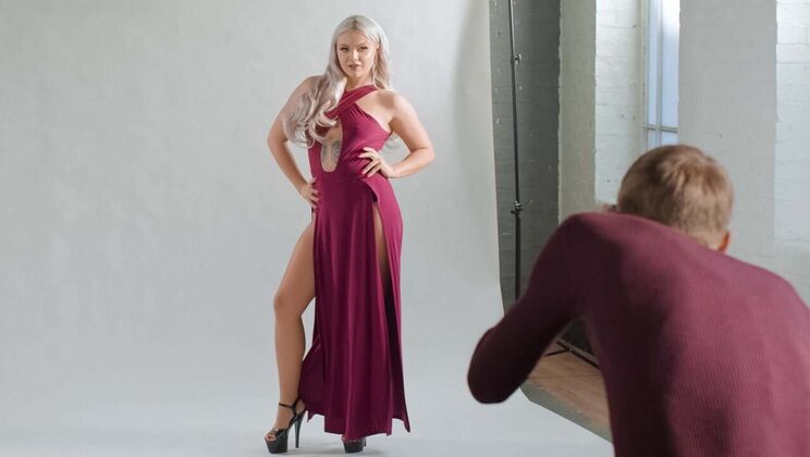 [Brazzers] - Blonde Tattooed Model Gets Facial - Danny D - Lana Rose