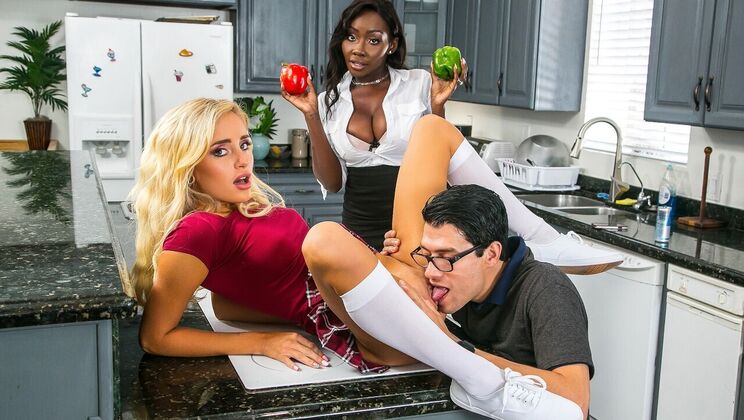 [Brazzers] - Shaved and Oiled Nanny Naomi's Adventure - Naomi Woods - Osa Lovely - Xander Corvus