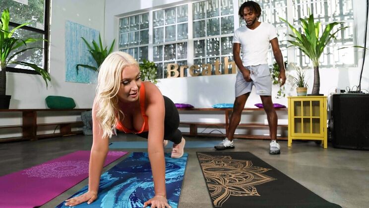 Kate's Interracial Gym Romp
