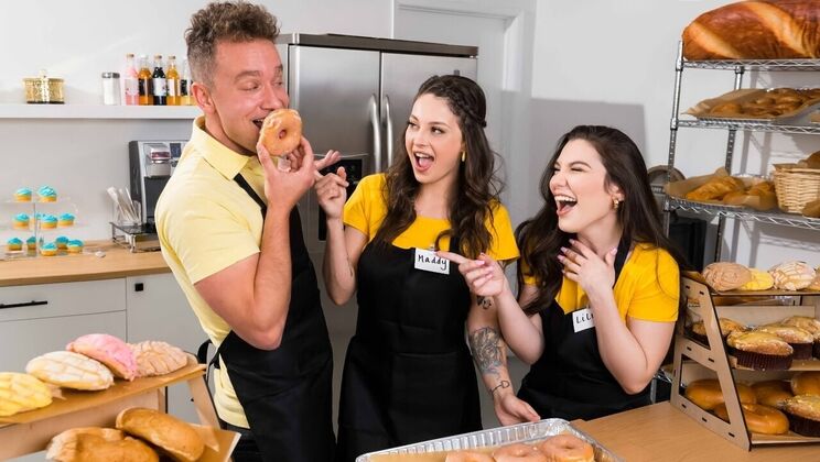 [Brazzers] - Brunette and Blonde Bring the Heat: Threesome Action - Van Wylde - Lily Lou - Maddy May